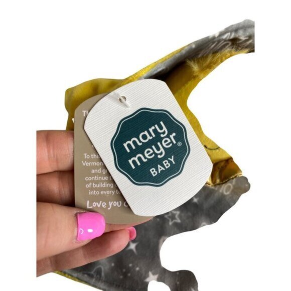 Mary Meyer Baby Moons & Stars Planet‎ Lovey Plush Blanket 10" NWT - Picture 4 of 4